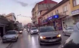 Düğün konvoyunda drift atan sürücünün ehliyetine el konuldu