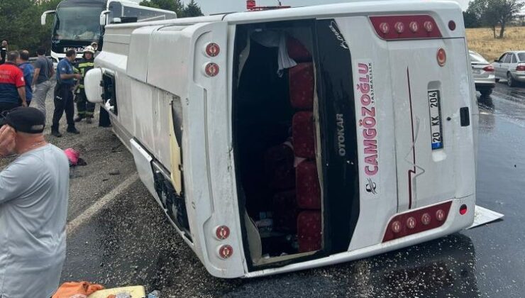 Düğün yolunda midibüs kazası: 1 ölü, 20 yaralı