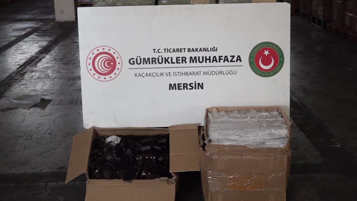 Gümrük Muhafaza ekipleri yaklaşık 730 bin kaçak eşya ele geçirdi