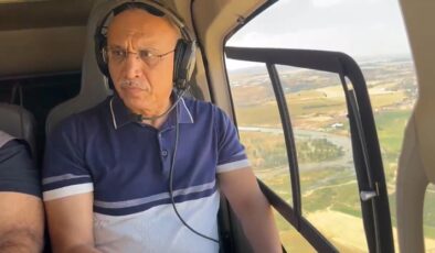 Kayıp Narin için Helikopter ile alan taraması yapılıyor