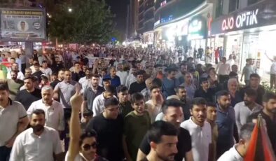 Heniyye suikastı Batman’da düzenlenen yürüyüşle protesto edildi
