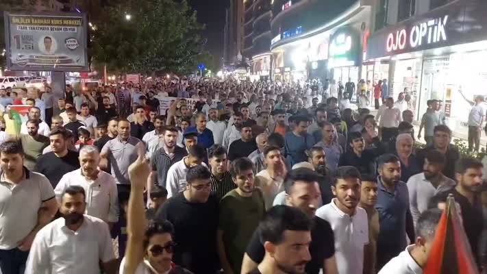 Heniyye suikastı Batman’da düzenlenen yürüyüşle protesto edildi