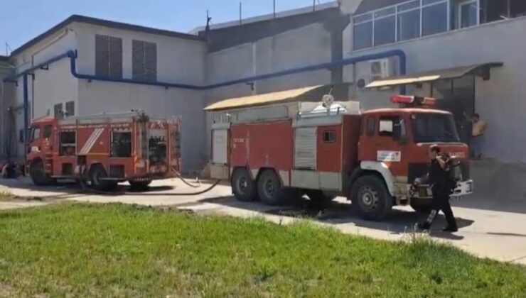 Tekstil fabrikasında yangın büyümeden söndürüldü