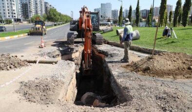 Köprüdeki altyapı çalışması bitmek üzere