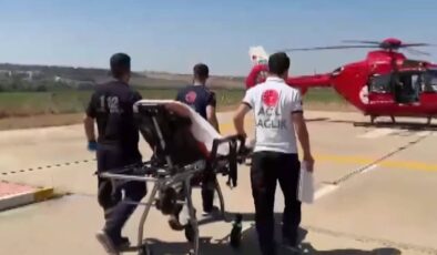 Kulp’ta ambulans helikopter kalp krizi için havalandı