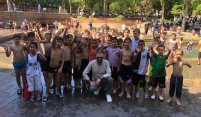Kur’an kursu öğrencileri Anzele’de serinliyor
