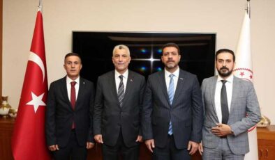 MÜSİAD Diyarbakır Başkanı Bozkuş Bakanla görüştü