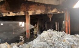 Mardin’de plastik fabrikası yangını
