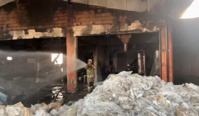 Mardin’de plastik fabrikası yangını