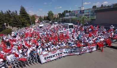 Memur-Sen yürüyüşü Ankara’da sona erdi