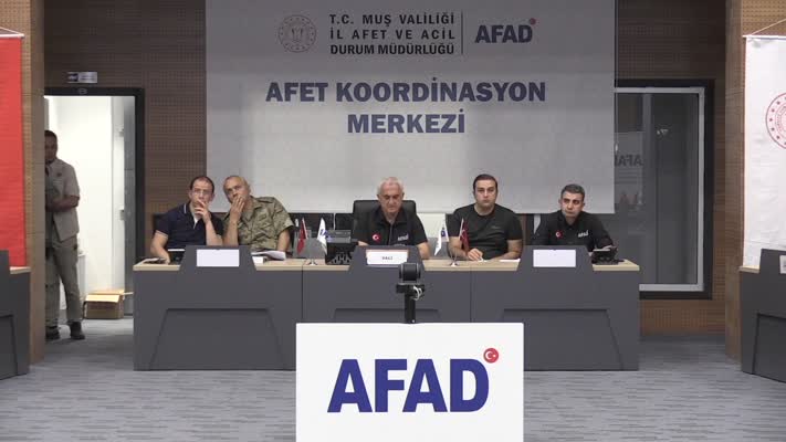 Muş’ta deprem saha tatbikatı gerçekleştirildi