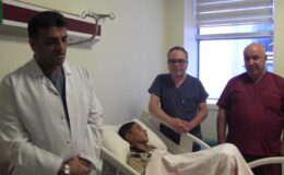 Oyuncak silahla kazayla vurulan çocuk, sağlığına kavuştu