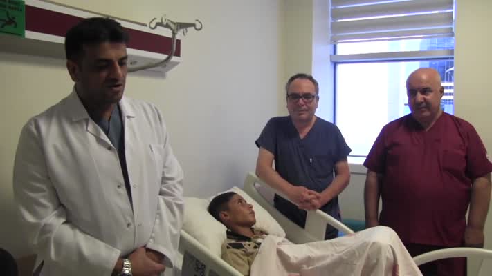 Oyuncak silahla kazayla vurulan çocuk, sağlığına kavuştu