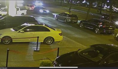 Sahipsiz köpeğin kadına saldırı girişimi güvenlik kamerasında