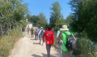 Şamran Kanalı için 51 km yürüyüş