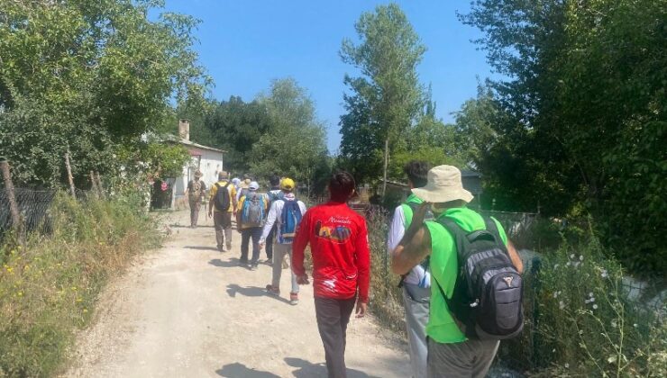 Şamran Kanalı için 51 km yürüyüş