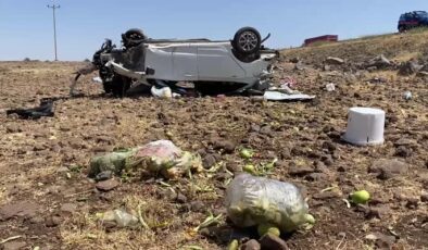Şarampole devrilen otomobildeki 1 kişi öldü, 3 kişi yaralandı