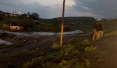 Kars’ta sel ev ve ahırları vurdu