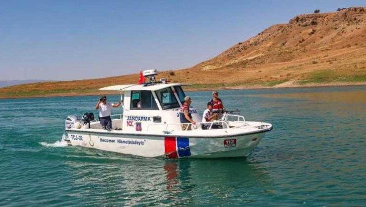 Siirt Ilısu Baraj Göleti’nde tekneler denetlendi