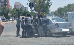 Siverek’te yol verme kavgası çıktı