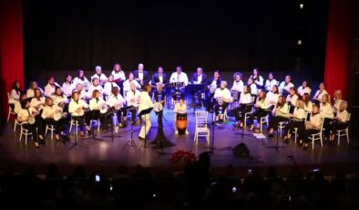 Tekirdağlı kadınlar darbuka ile stres atıyor