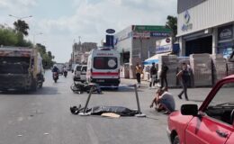 Tır ile çarpışan motosikletteki kadın öldü
