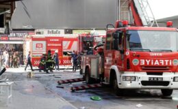 Tüp patladı, ortalık savaş alanına döndü