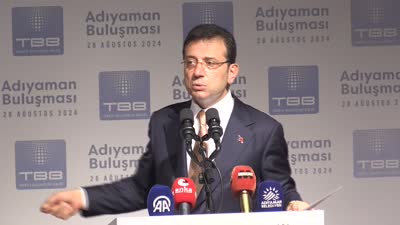Türkiye Belediyeler Birliği Başkanı İmamoğlu, Adıyaman’da STK’lerle buluştu