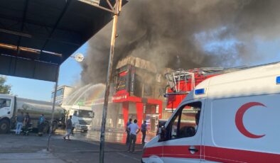 Diyarbakır’daki 2. Sanayi Sitesi’nde korkutan yangın