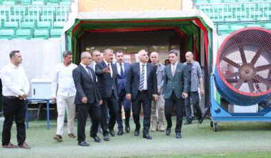 Vali Zorluoğlu ilk maç öncesi stadyumu denetledi