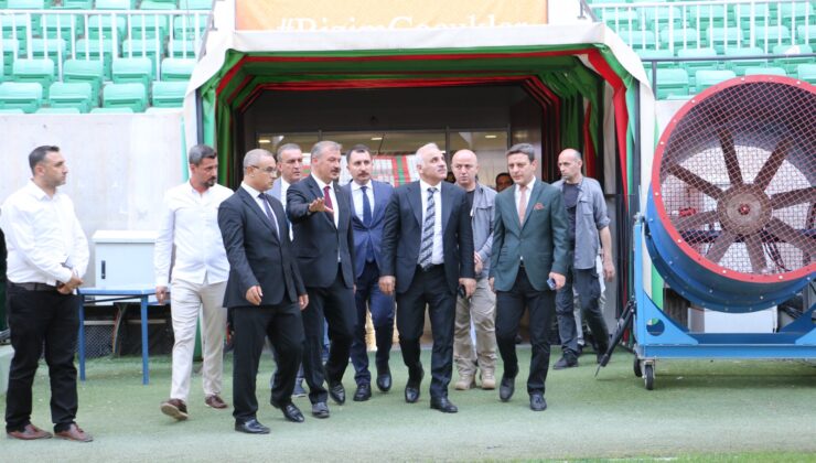 Vali Zorluoğlu ilk maç öncesi stadyumu denetledi