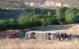 Malatya’da Otobüs kazası: 14 yaralı