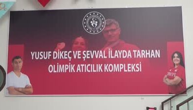 Yusuf Dikeç ve Şevval İlayda Tarhan adlarını taşıyan tesiste sporcularla buluştu