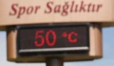 Adana’da hissedilen sıcaklık 50 dereceyi buldu