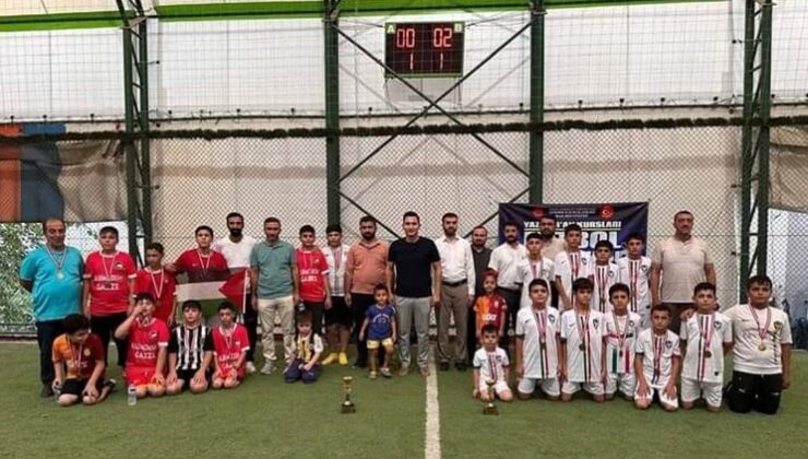 Çermik’te Kur’an kursları arası futbol turnuvası bitti