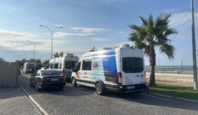 Denize giren 2 çocuk boğulma tehlikesi atlattı