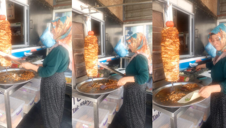 Diyarbakır’ın ilk ve tek kadın dönercisi