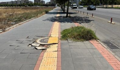 Diyarbakır’da kaldırımlar onarım bekliyor