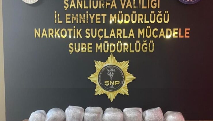 Şanlıurfa’da 223 kilo uyuşturucu madde ele geçirildi