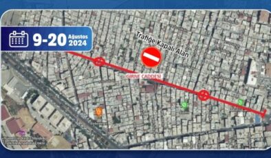 Bağlar’daki Girne Caddesi 12 gün trafiğe kapatılacak