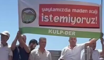 Hesandin Yaylasında madene karşı miting!