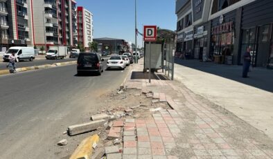 Diyarbakır’da yaya güvenliği tehlikesi