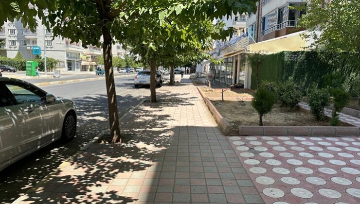 Diyarbakır’da Yeni Hal Caddesi’nde engelli yolu yok