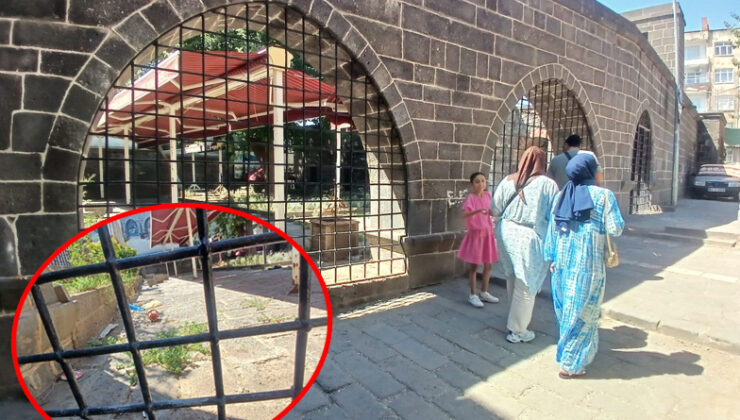 Diyarbakır Zinciriye Medresesi bakımsızlık ve çöplerle kaderine terk edildi