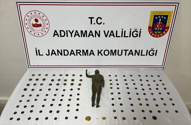 Adıyaman Gölbaşı’nda tarihi eser kaçakçılığı: 4 şüpheli yakalandı