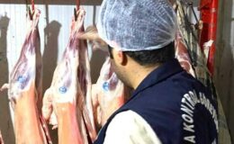 Batman’da 525 kilogram kaçak et imha edildi, cezalar kesildi