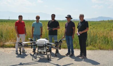 Bitlis’te çekirge istilasına karşı dronla etkili mücadele başladı