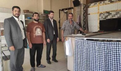 Çermik’te Ahilik Haftası kapsamında esnaf ziyareti yapıldı