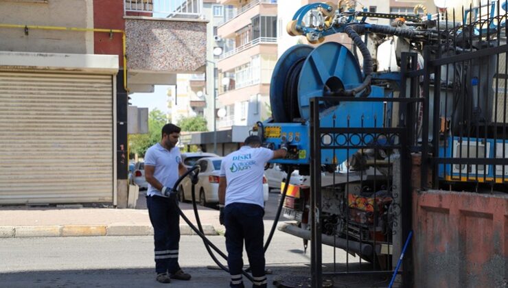 DİSKİ, 76 bin 725 metre kanalizasyon şebeke hattı temizledi
