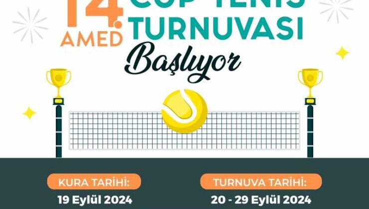 Diyarbakır’da 14. Amed Cup Tenis Turnuvası başlıyor